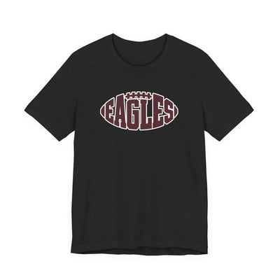Adult Unisex New Albany Football Eagle Ball Graphic Short Sleeve Soft Tee