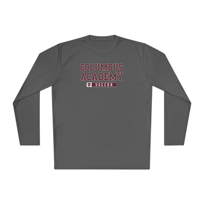 Adult Unisex Columbus Academy Soccer Graphic Sport-Tek Competitor Performance Long Sleeve Tee