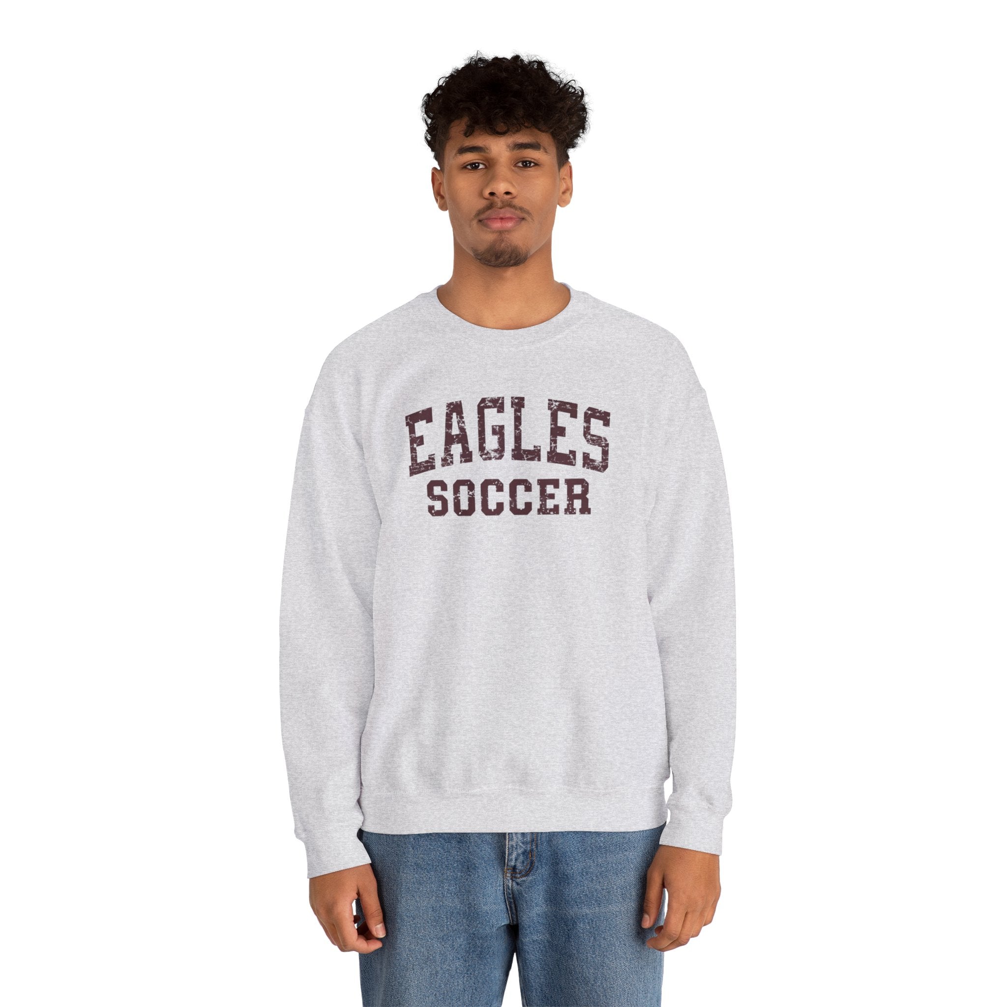 Adult Unisex New Albany Eagles Soccer Vintage Distressed Graphic Sweatshirt