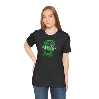 Adult Unisex Dublin Scioto Choirs Classic Logo Graphic Short Sleeve Soft Tee