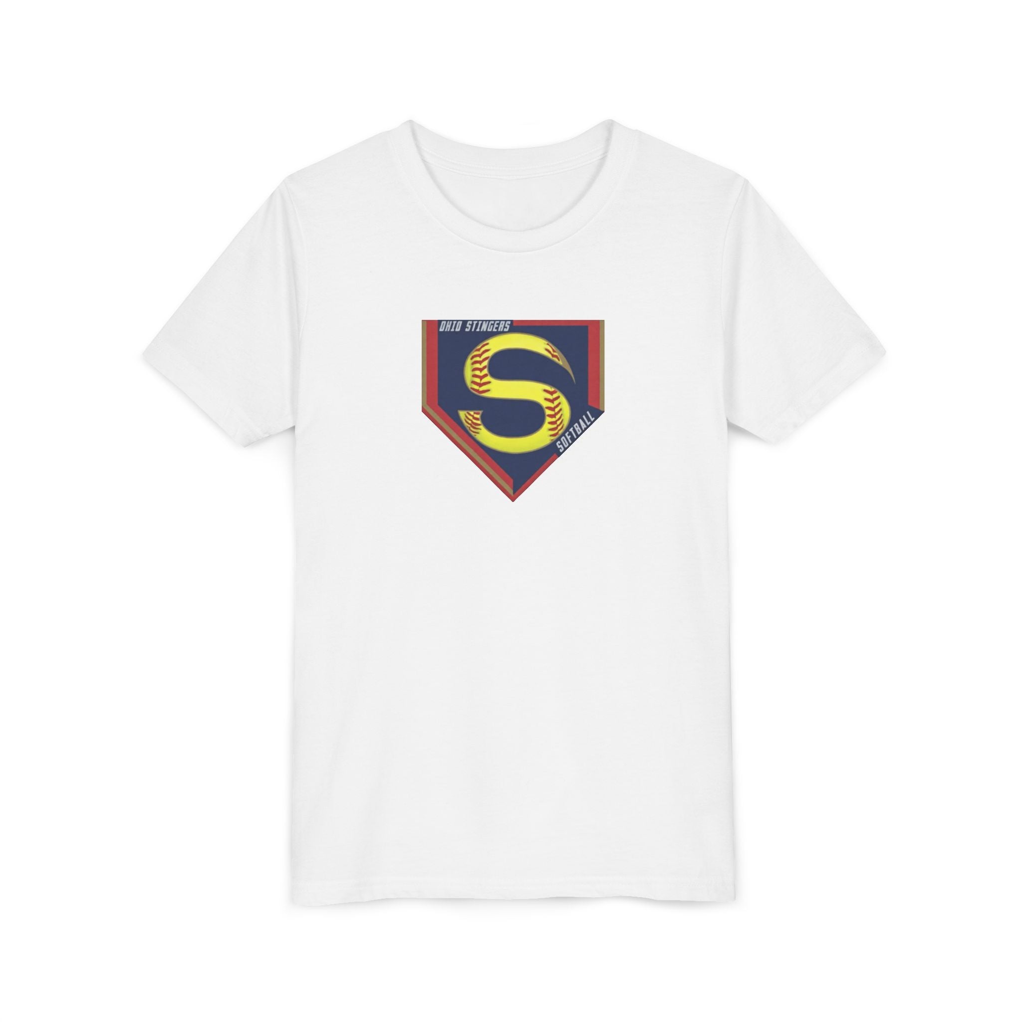 Youth Stingers Softball Logo Graphic Short Sleeve Bella + Canvas Soft Tee