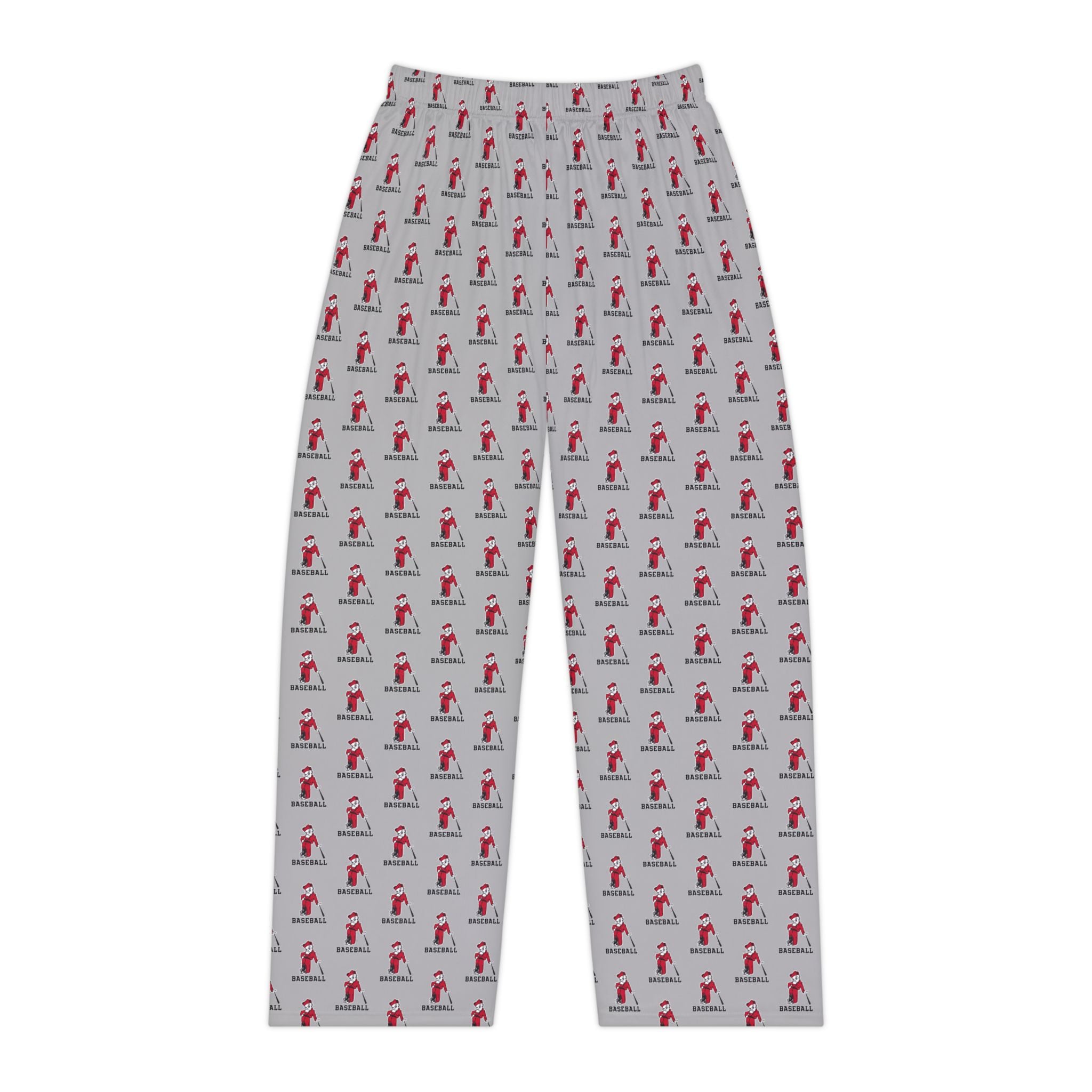 Women's Pajama Pant with Allover Bishops Baseball Mascot Print