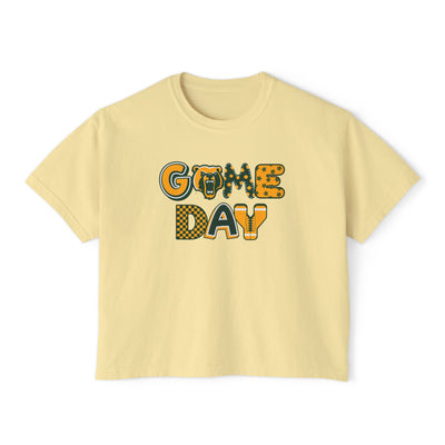 Women's Bruin Game Day Graphic Boxy Crop Short Sleeve Tee