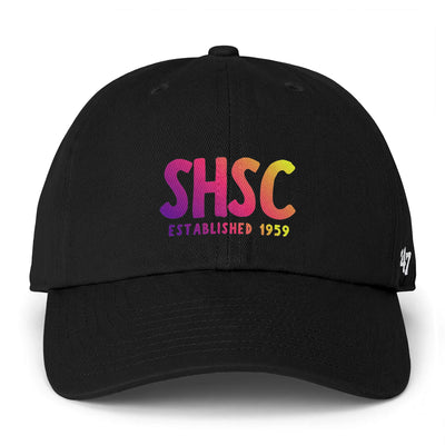Adult Unisex South Hills Swim Club SHSC Ombre Graphic 47 Brand Clean Up Cap