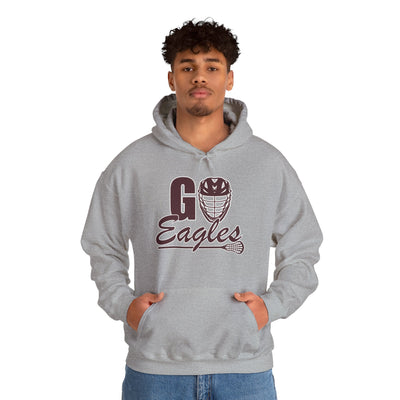 Adult Unisex Go Eagles Lacrosse Graphic Hoodie