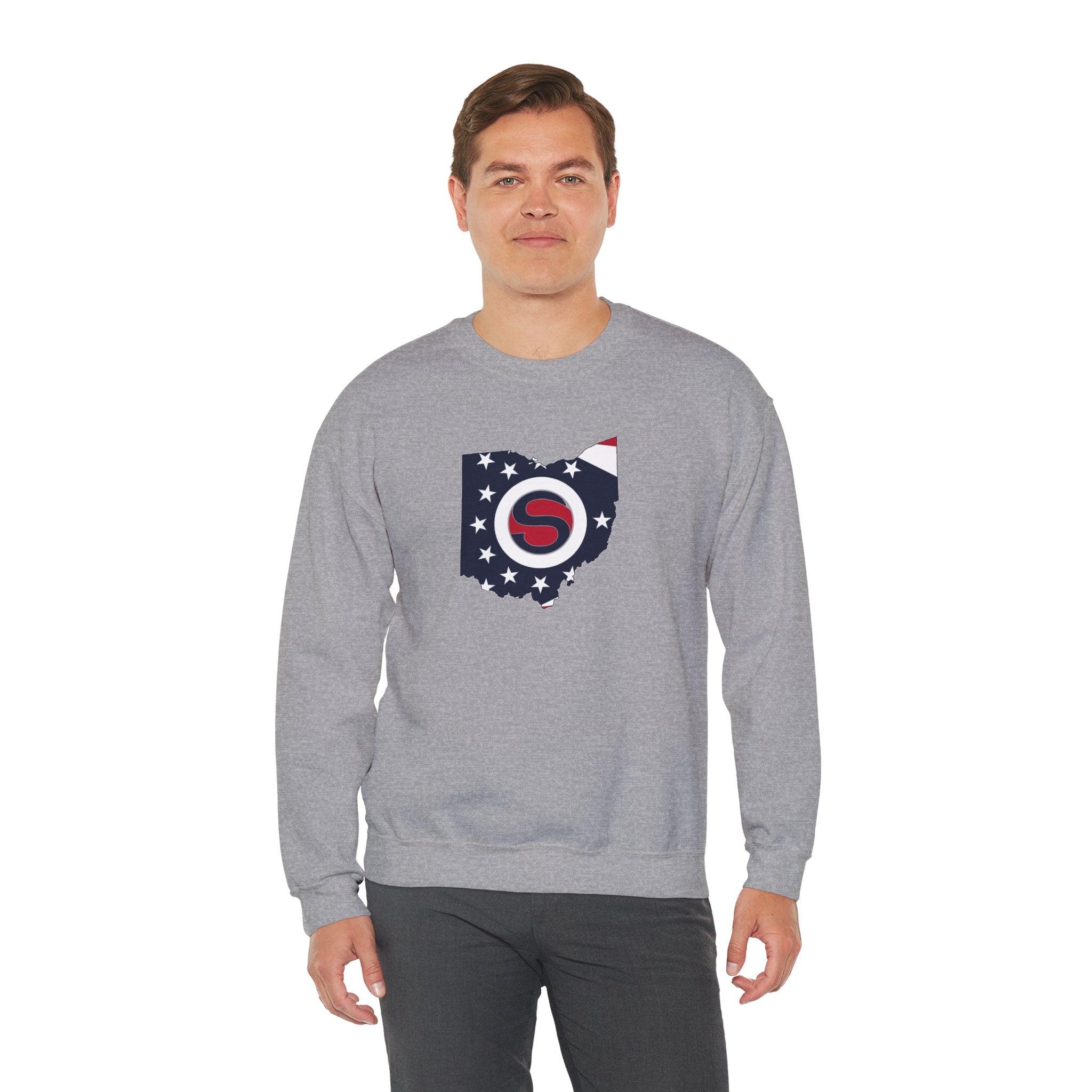 Adult Unisex Stingers Softball State Logo Graphic Sweatshirt
