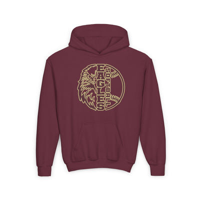 Youth Epic Eagle Softball Graphic Hoodie