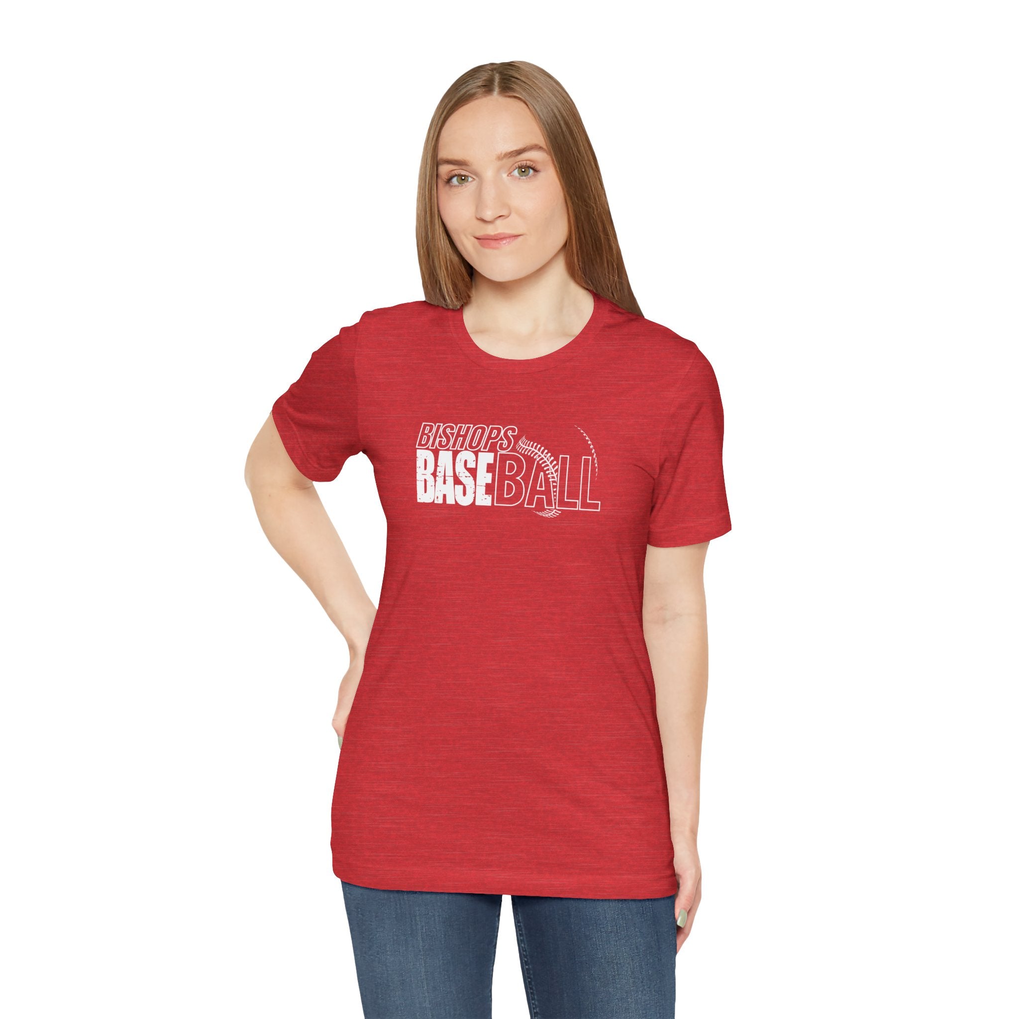Adult Unisex Bishops Hardball Graphic Short Sleeve Soft Tee