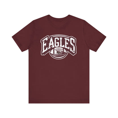 Adult Unisex New Albany Eagles Football Motion Graphic Short Sleeve Soft Tee
