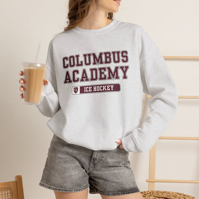 Adult Unisex Columbus Academy Ice Hockey Graphic Sweatshirt