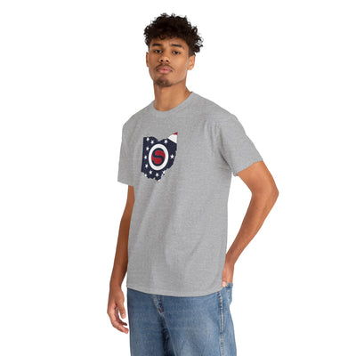 Adult Unisex Stingers Softball State Logo Graphic Short Sleeve Gildan Heavy Tee