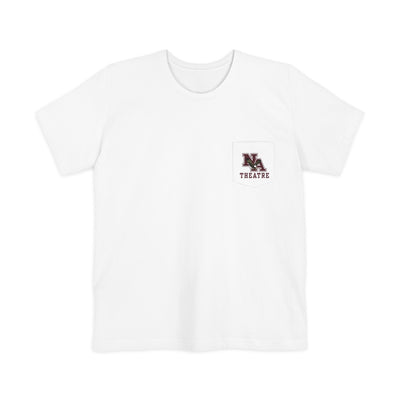 Adult Unisex New Albany Theatre Heart Graphic Pocket T-shirt