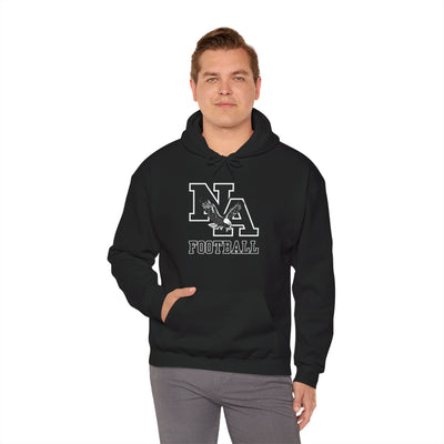 Adult Unisex Classic Logo Black Football Graphic Hoodie