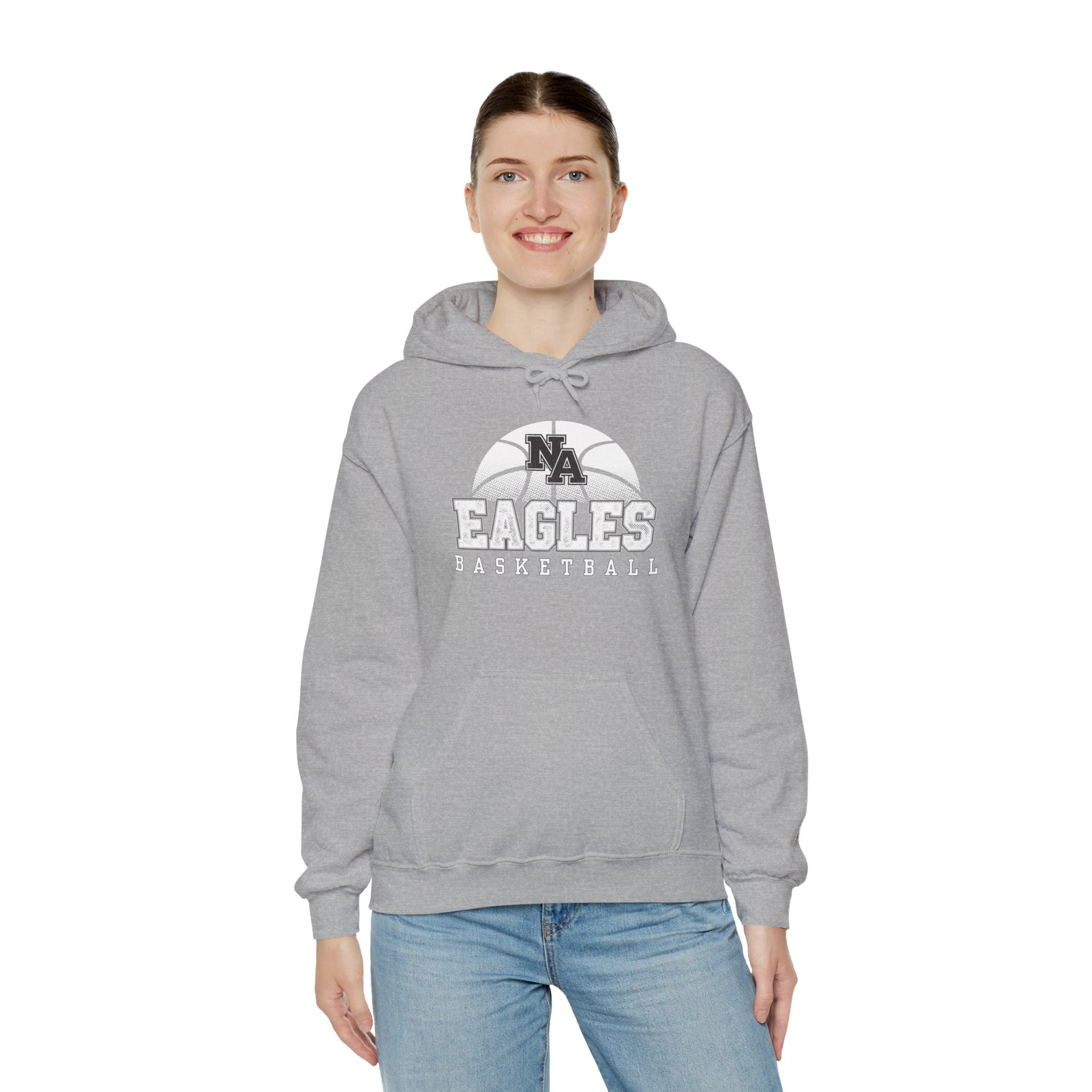 Adult Unisex New Albany Eagles Basketball Fast Break Graphic Hoodie