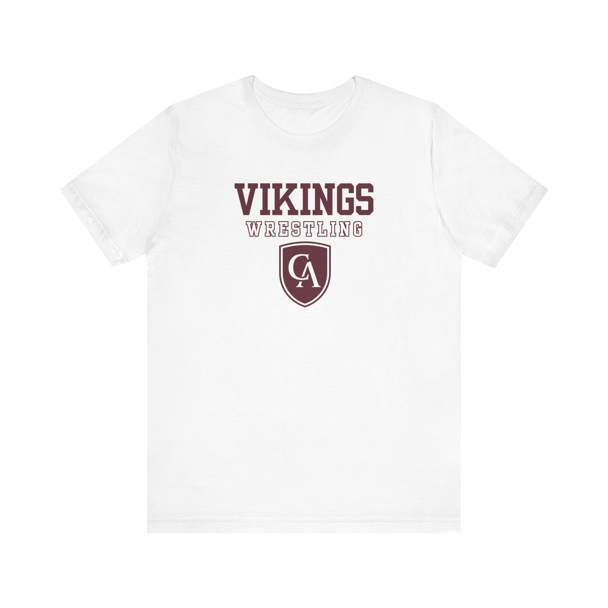 Adult Unisex Columbus Academy Vikings Wrestling Graphic Short Sleeve Bella + Canvas Soft Tee