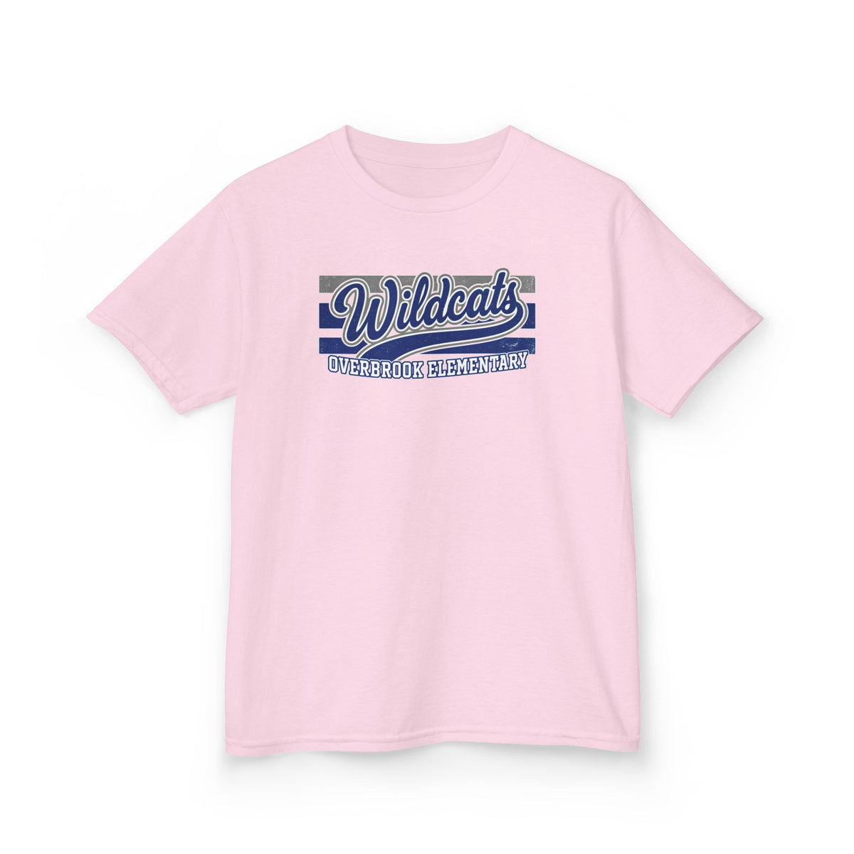 Youth Overbrook Elementary Wildcats Vintage Distressed Spirit Graphic Gildan Classic Tee