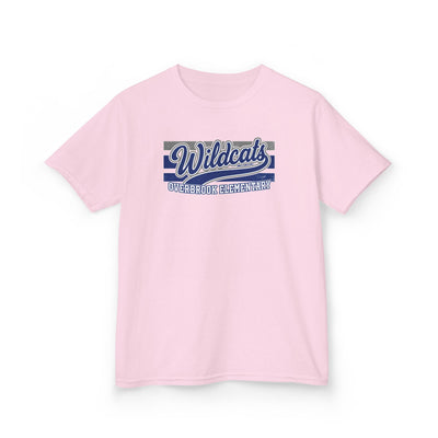 Youth Overbrook Elementary Wildcats Vintage Distressed Spirit Graphic Gildan Classic Tee