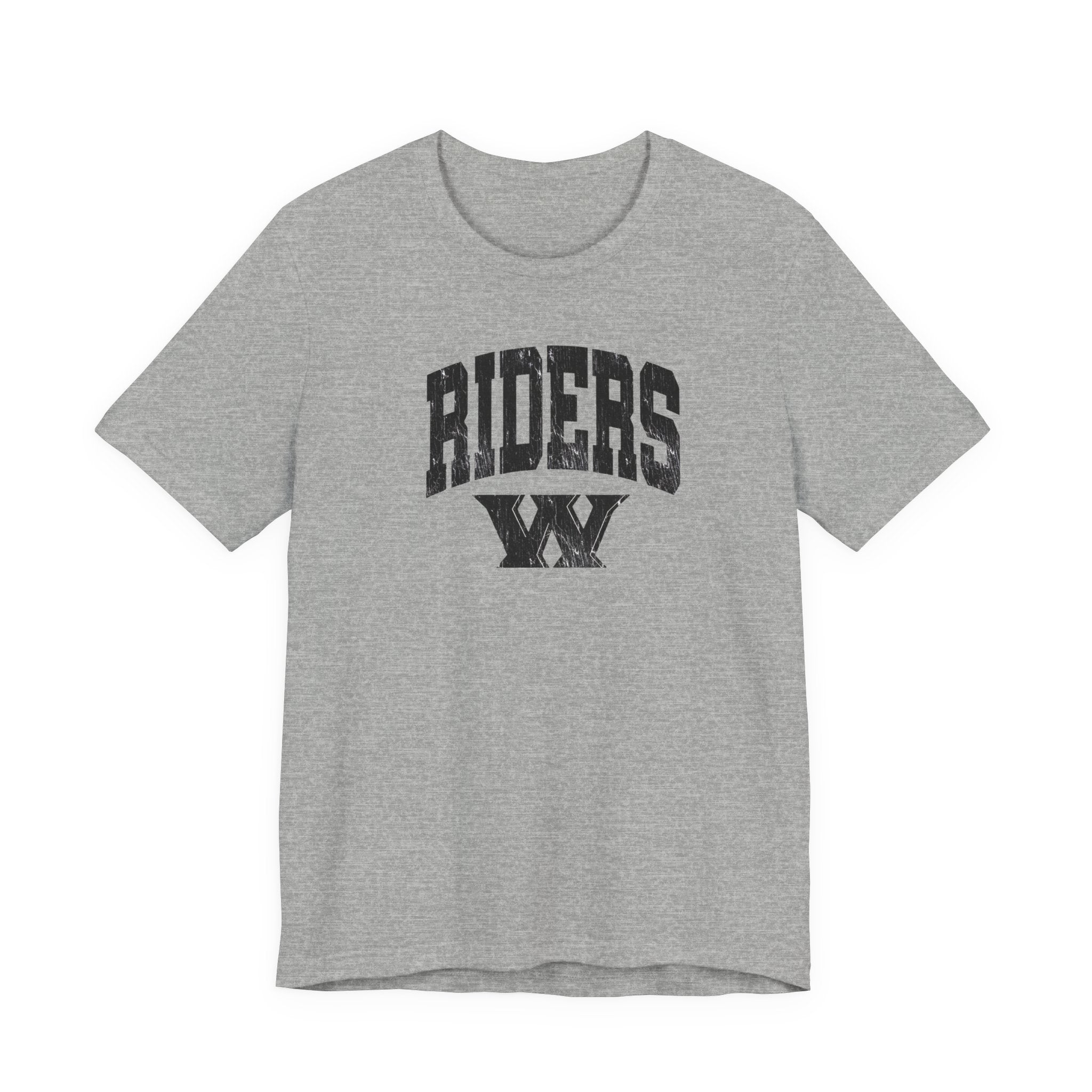 Adult Unisex Riders Arch Vintage Distressed W Graphic Short Sleeve Bella + Canvas Soft Tee