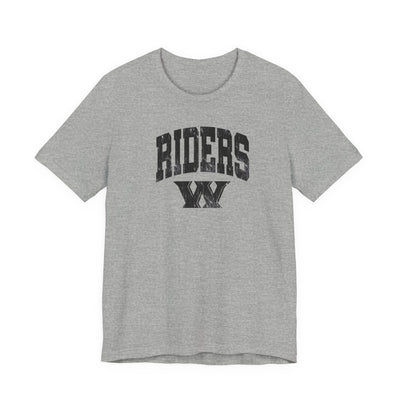 Adult Unisex Riders Arch Vintage Distressed W Graphic Short Sleeve Bella + Canvas Soft Tee