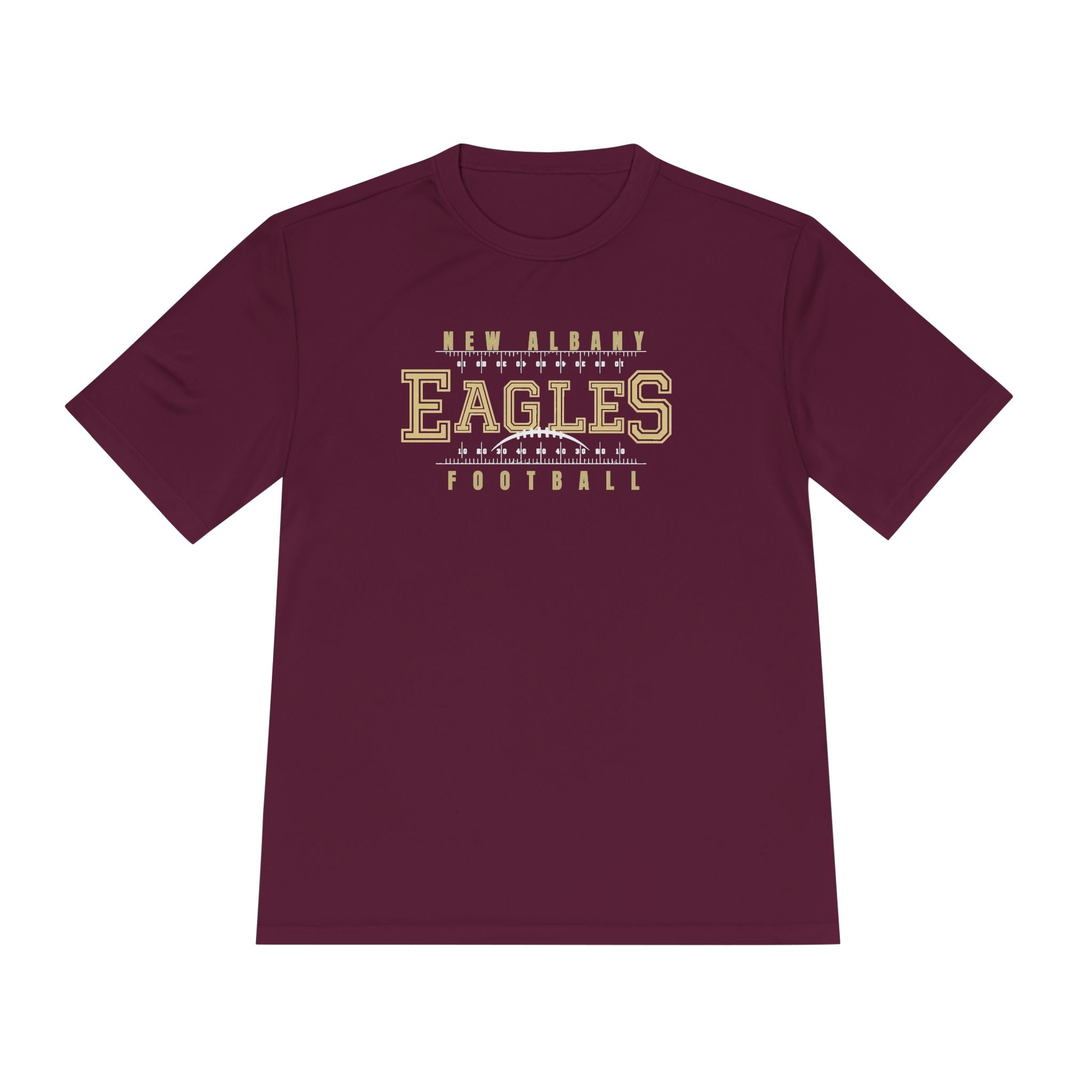 Adult Unisex New Albany Football Defend the Field Graphic Sport-Tek Competitor Performance Tee