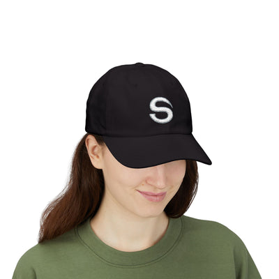 Adult Unisex Stingers White S Embroidered Logo Dad Cap