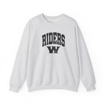 Adult Unisex Riders Arch Vintage Distressed W Graphic Sweatshirt