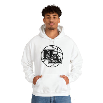 Adult Unisex Logo Basketball Graphic Hoodie - New Albany Eagles