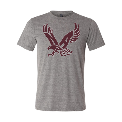 Adult Unisex Super Soft Band Eagle Graphic Short Sleeve Tee