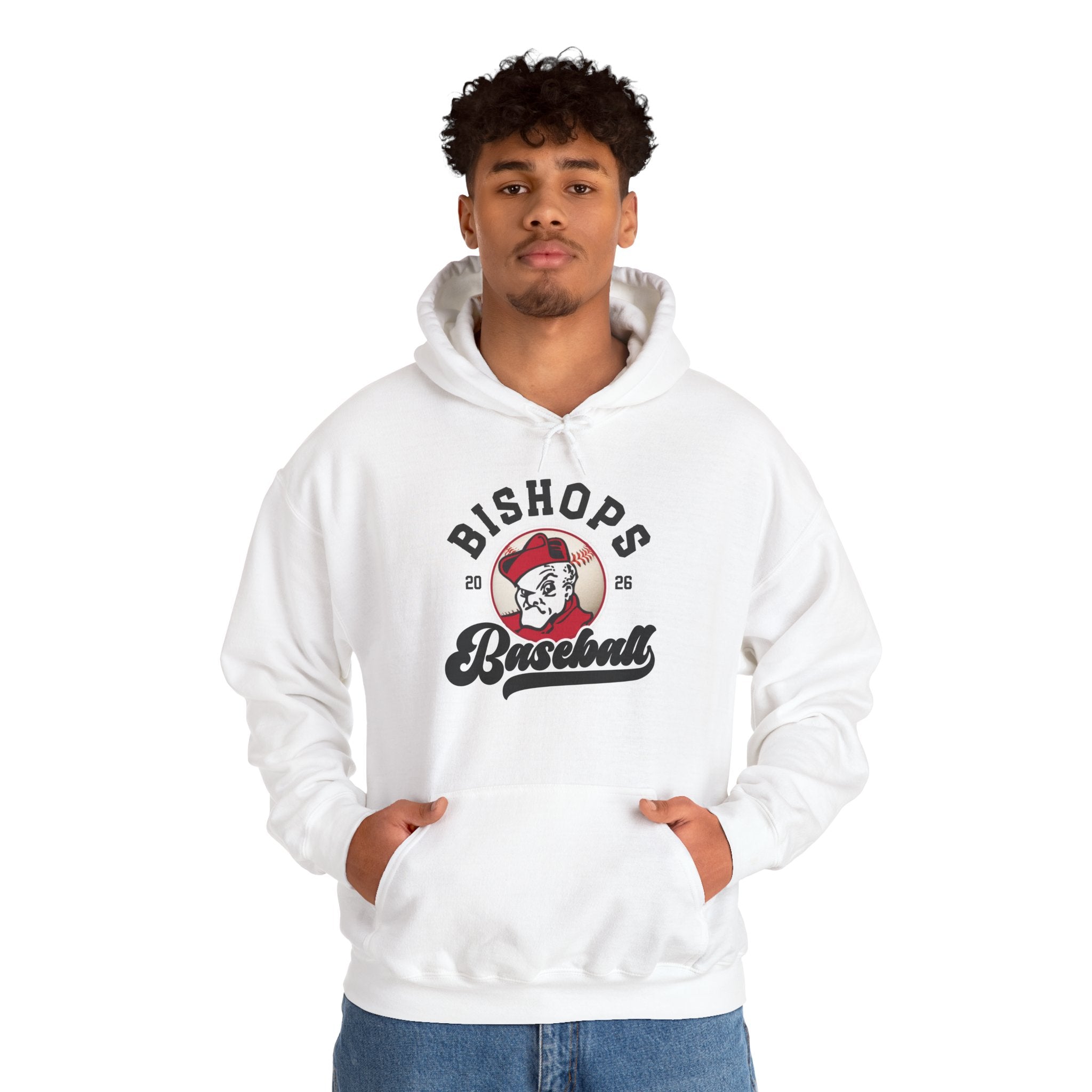 Adult Unisex Battling Bishops 2026 Script Baseball Graphic Hoodie
