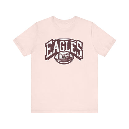 Adult Unisex New Albany Eagles Football Motion Graphic Short Sleeve Soft Tee