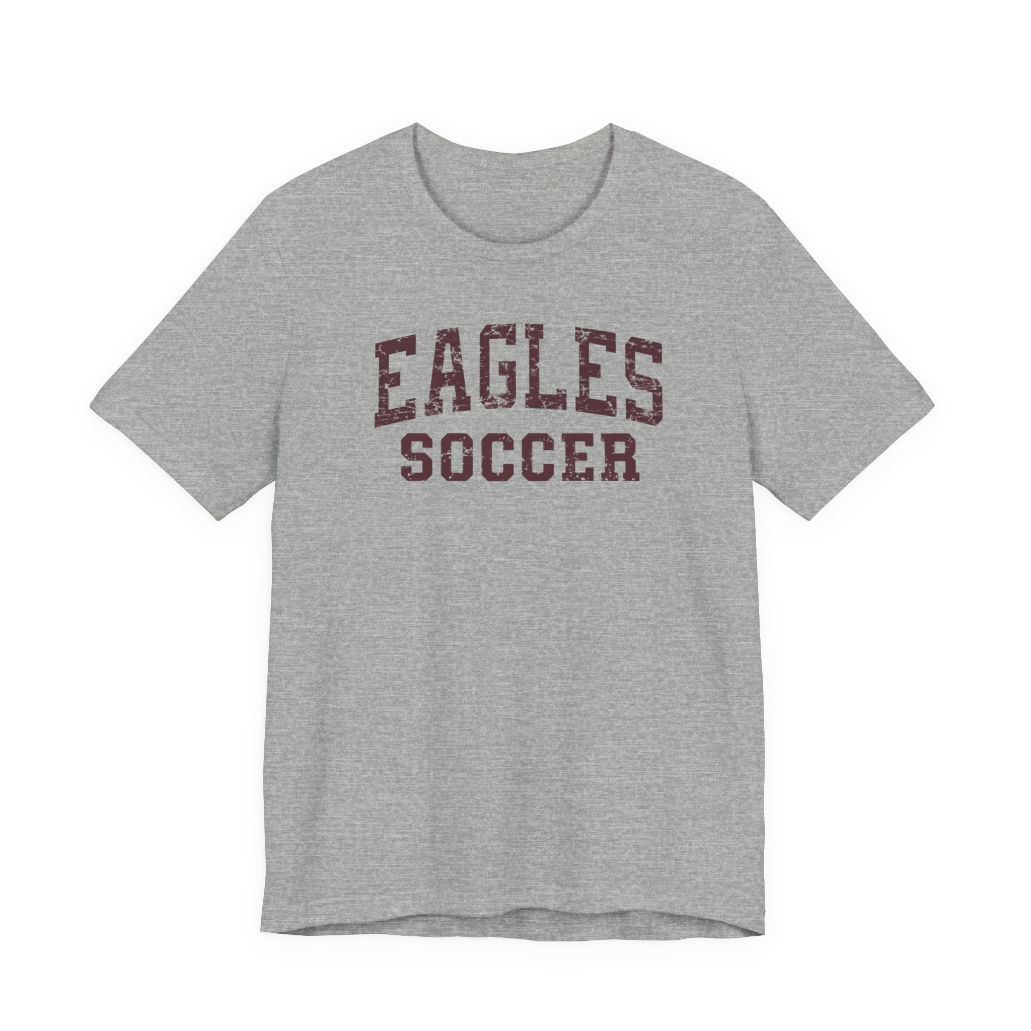 Adult Unisex New Albany Eagles Soccer Vintage Distressed Graphic Short Sleeve Bella + Canvas Soft Tee