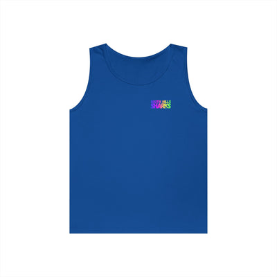 Adult Unisex South Hills Swim Team Neon Rainbow Graphic Tank