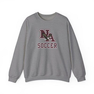 Adult Unisex New Albany Classic Maroon Soccer Logo Graphic Sweatshirt