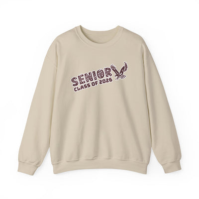 Adult Unisex Class of 2026 Band Eagle Senior Graphic Sweatshirt