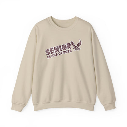Adult Unisex Class of 2026 Band Eagle Senior Graphic Sweatshirt