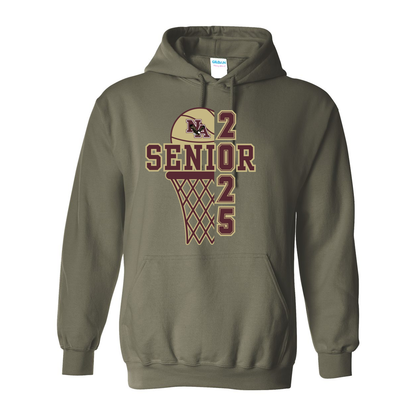 Adult Unisex Basketball Senior 2025 Graphic Hoodie