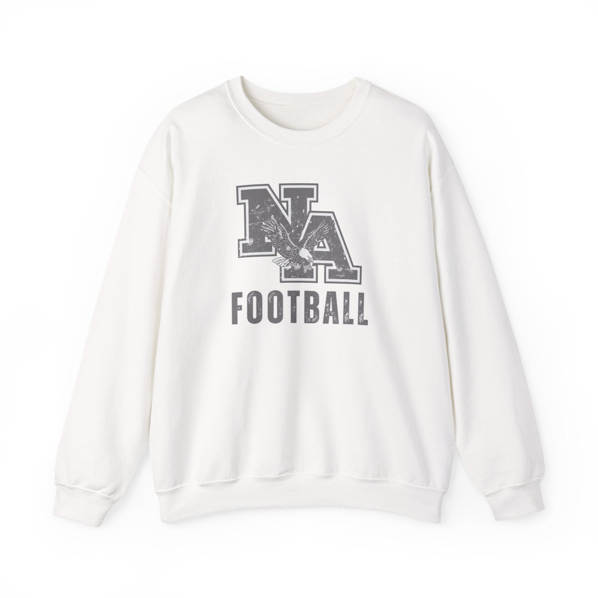 Adult Unisex New Albany Distressed Vintage Football Logo Graphic Sweatshirt