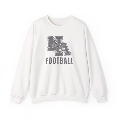 Adult Unisex New Albany Distressed Vintage Football Logo Graphic Sweatshirt
