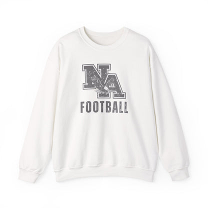 Adult Unisex New Albany Distressed Vintage Football Logo Graphic Sweatshirt