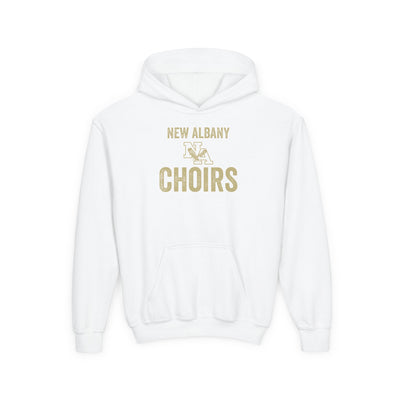 Youth Vintage Distressed New Albany Choirs Graphic Hoodie