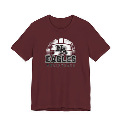 Adult Unisex New Albany Eagles Spike it Graphic Short Sleeve Soft Tee