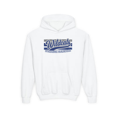 Youth Overbrook Elementary Wildcats Vintage Distressed Spirit Graphic Hoodie