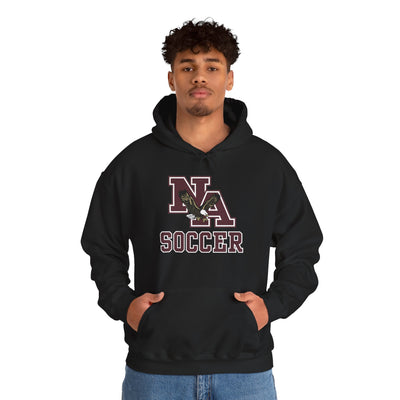 Adult Unisex New Albany Classic Maroon Soccer Logo Graphic Hoodie