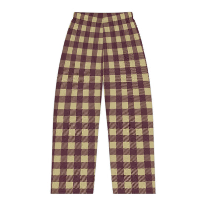 Women's Buffalo Check Pajama Pant with Eagles Print