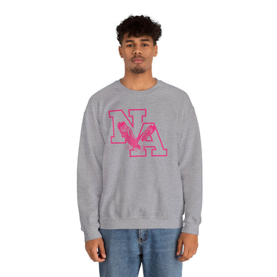 Adult Unisex Neon Pink Power Graphic Sweatshirt - PINK OCTOBER