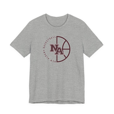 Adult Unisex New Albany Basketball Pick and Roll Graphic Short Sleeve Soft Tee