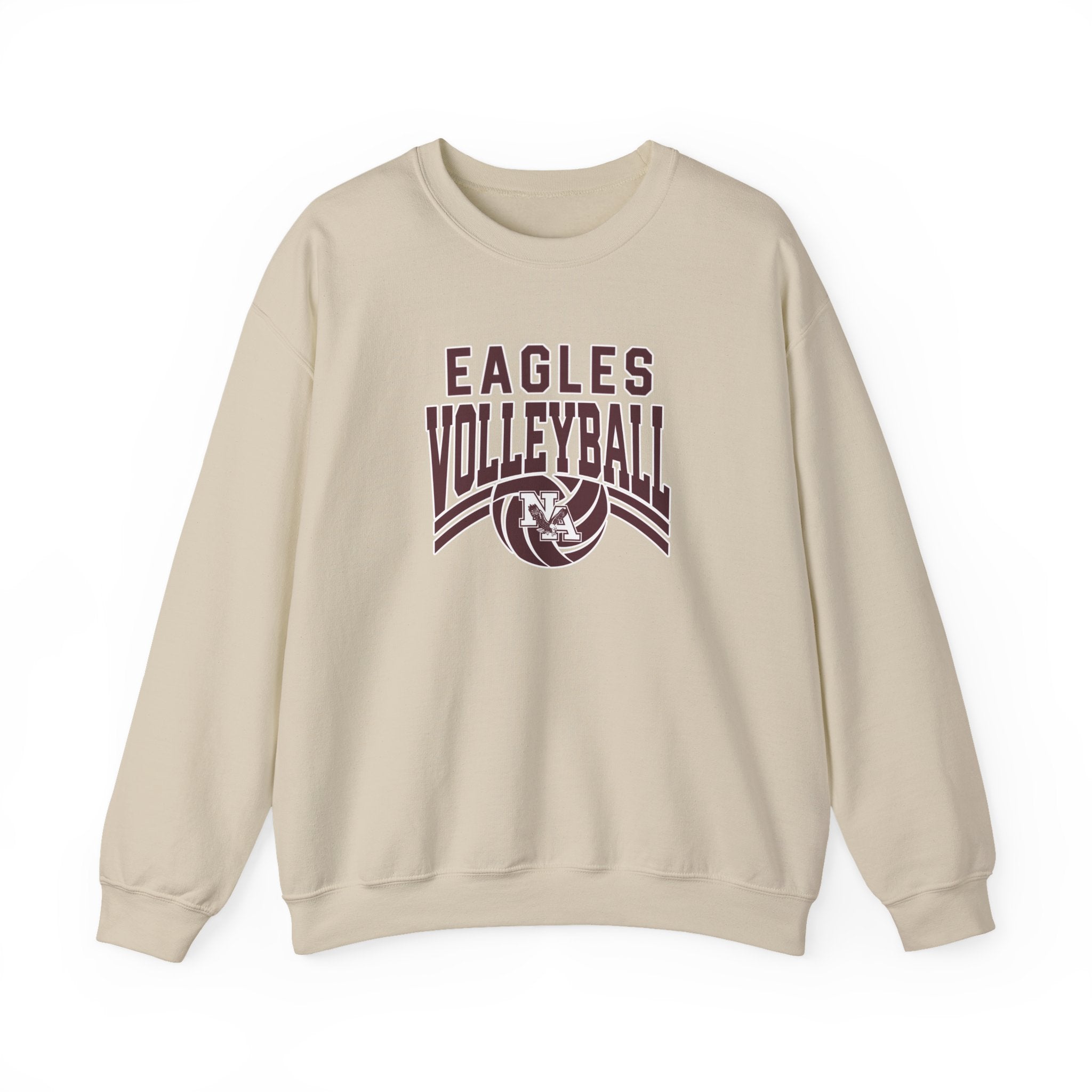 Adult Unisex New Albany Volleyball Varsity Arch Graphic Sweatshirt