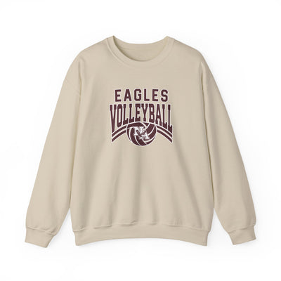 Adult Unisex New Albany Volleyball Varsity Arch Graphic Sweatshirt