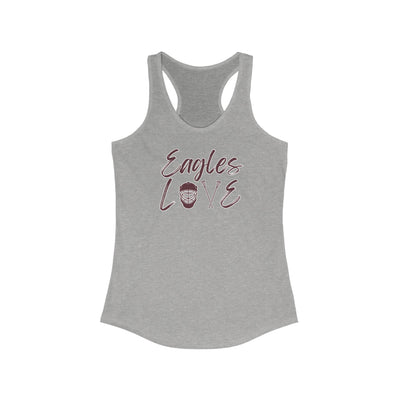 Women's Eagles Lacrosse Love Racerback Tank