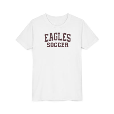 Youth New Albany Eagles Soccer Vintage Distressed Graphic Short Sleeve Bella + Canvas Soft Tee